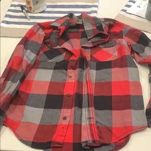 Plaid button up